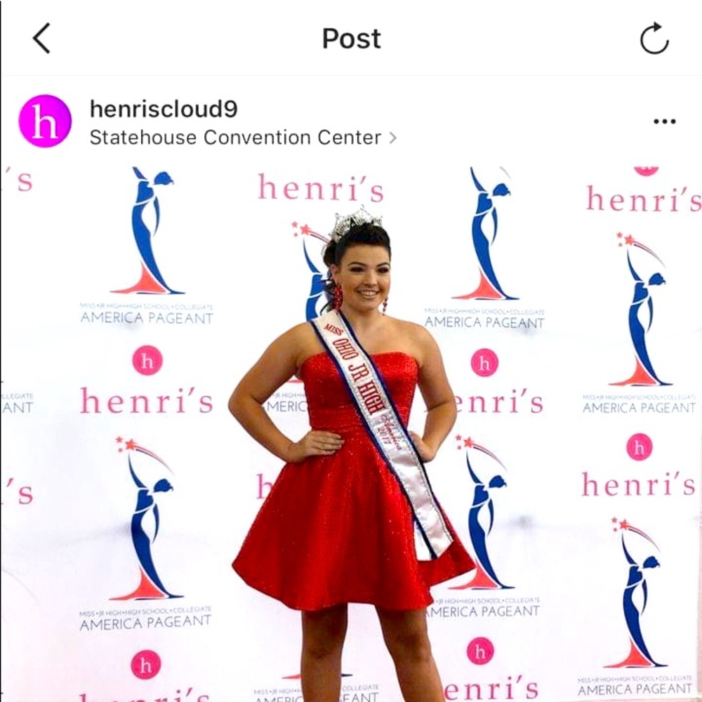 Sherri Hill Size Full-Crystal Cocktail Dress